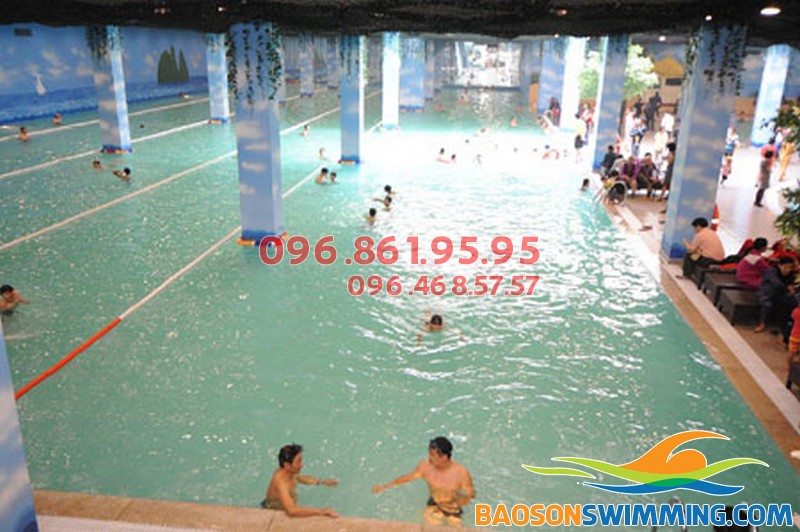 Bể bơi cao cấp ở Hà Nội - Bể bơi cao cấp Times City
