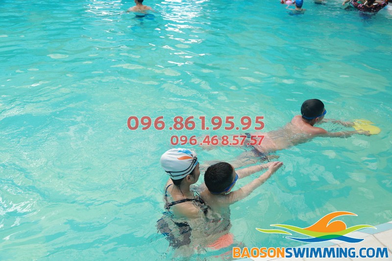 Nội dung khóa học bơi cho trẻ em tại bể bơi Bảo Sơn