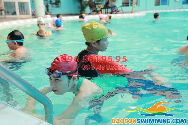 Dạy học bơi bể Bảo Sơn - Đột phá mới mang lại hiệu quả cao